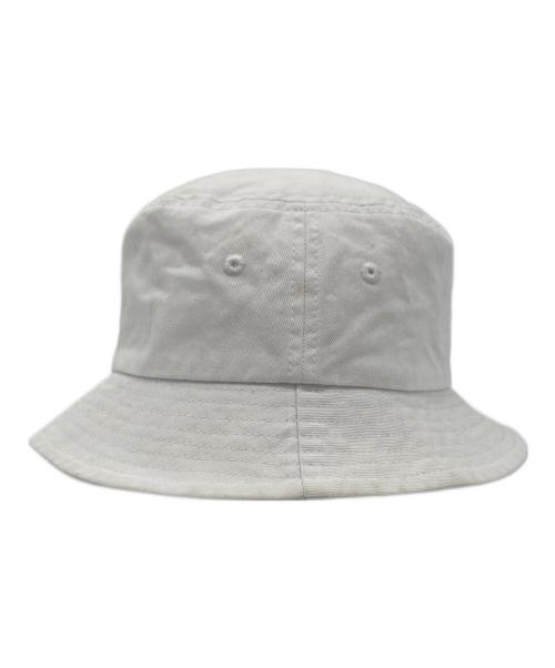 stussy（ステューシー）stussy (ステューシー) バケットハット ホワイト サイズ:S/Mの古着・服飾アイテム
