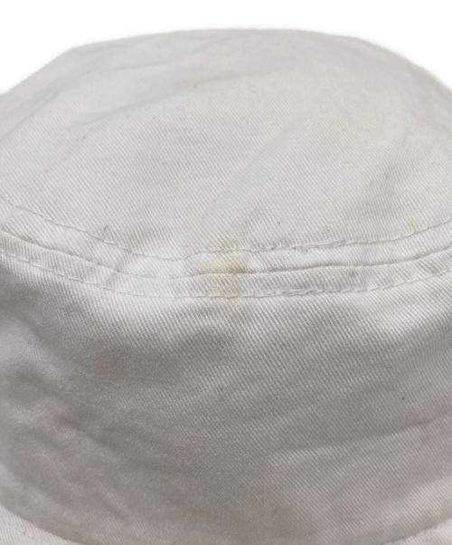 stussy（ステューシー）stussy (ステューシー) バケットハット ホワイト サイズ:S/Mの古着・服飾アイテム