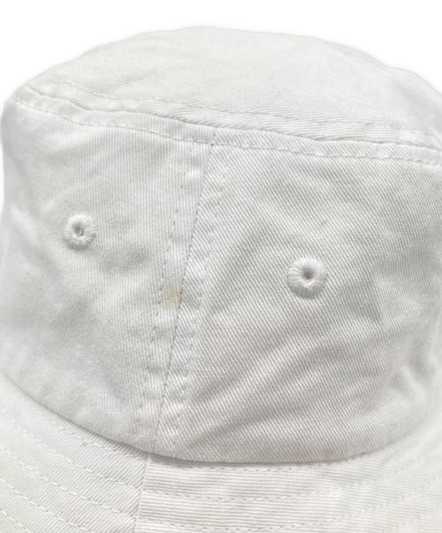 stussy（ステューシー）stussy (ステューシー) バケットハット ホワイト サイズ:S/Mの古着・服飾アイテム