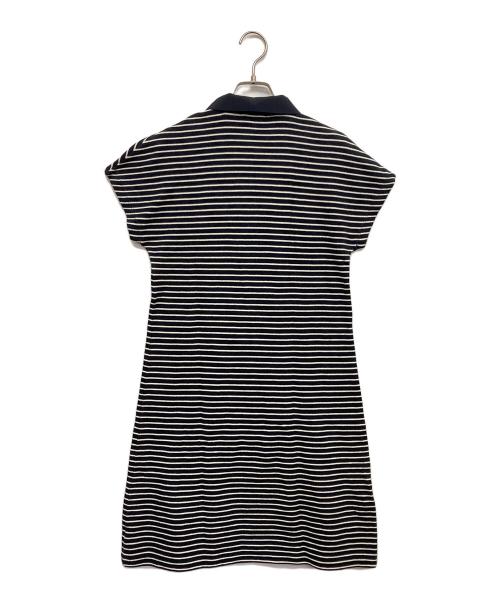 FRED PERRY（フレッドペリー）FRED PERRY (フレッドペリー) ストライプポロシャツワンピース ネイビー サイズ:8の古着・服飾アイテム