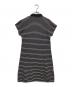 FRED PERRY (フレッドペリー) ストライプポロシャツワンピース ネイビー サイズ:8：6000円