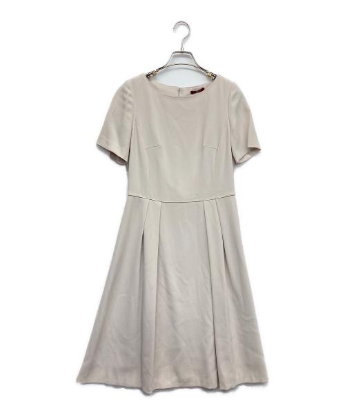 AMACA（アマカ）AMACA (アマカ) ブラウスワンピース ベージュ サイズ:36の古着・服飾アイテム