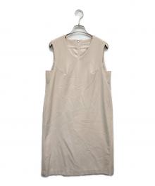 AMACA（アマカ）の古着「ノースリーブワンピース」｜ベージュ