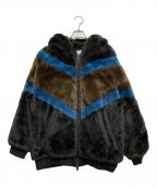 TAAKKターク）の古着「フェイクファージャケット」｜ブラック