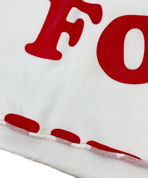 doublet（ダブレット）doublet (ダブレット) OVERSIZED RINGER T-SHIRT ホワイト サイズ:MEDIUMの古着・服飾アイテム