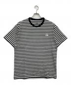 THE NORTH FACEザ ノース フェイス）の古着「S/S Multi Border TEE」｜ブラック×ホワイト
