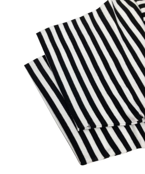 THE NORTH FACE（ザ ノース フェイス）THE NORTH FACE (ザ ノース フェイス) S/S Multi Border TEE ブラック×ホワイト サイズ:XLの古着・服飾アイテム