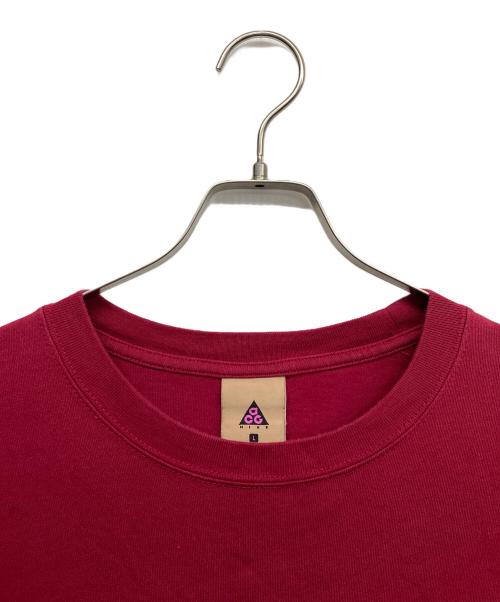 NIKE ACG（ナイキエーシージー）NIKE ACG (ナイキエージーシー) ロングスリーブカットソー レッド サイズ:Lの古着・服飾アイテム