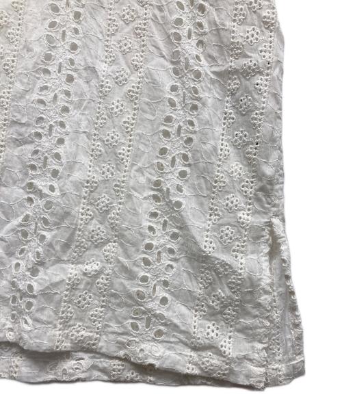 JOINT WORKS（ジョイントワークス）JOINT WORKS (ジョイントワークス) カットワークシャツ ホワイト サイズ:Lの古着・服飾アイテム