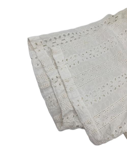 JOINT WORKS（ジョイントワークス）JOINT WORKS (ジョイントワークス) カットワークシャツ ホワイト サイズ:Lの古着・服飾アイテム