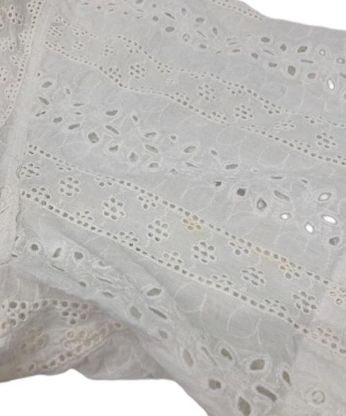 JOINT WORKS（ジョイントワークス）JOINT WORKS (ジョイントワークス) カットワークシャツ ホワイト サイズ:Lの古着・服飾アイテム