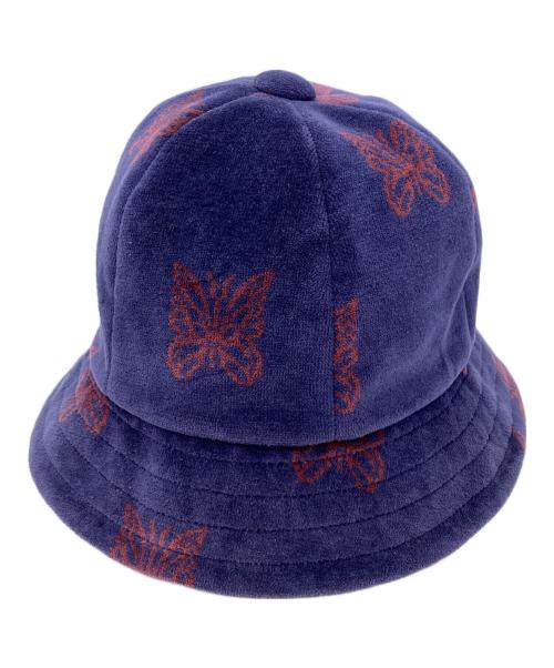 Needles（ニードルズ）Needles (ニードルズ) Bermuda Hat - C/PE Papillon Velour パープル サイズ:Mの古着・服飾アイテム
