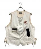 ELENA DAWSONエレナ ドーソン）の古着「コットンボタンベスト」｜ホワイト