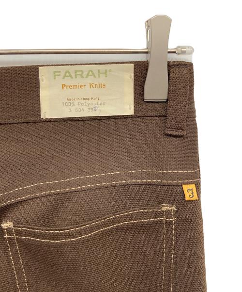 FARAH（ファーラー）FARAH (ファーラー) スタプレパンツ ブラウン サイズ:ｗ30の古着・服飾アイテム