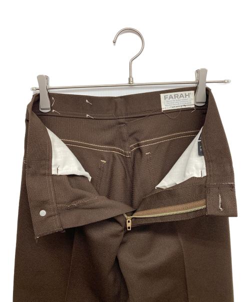 FARAH（ファーラー）FARAH (ファーラー) スタプレパンツ ブラウン サイズ:ｗ30の古着・服飾アイテム