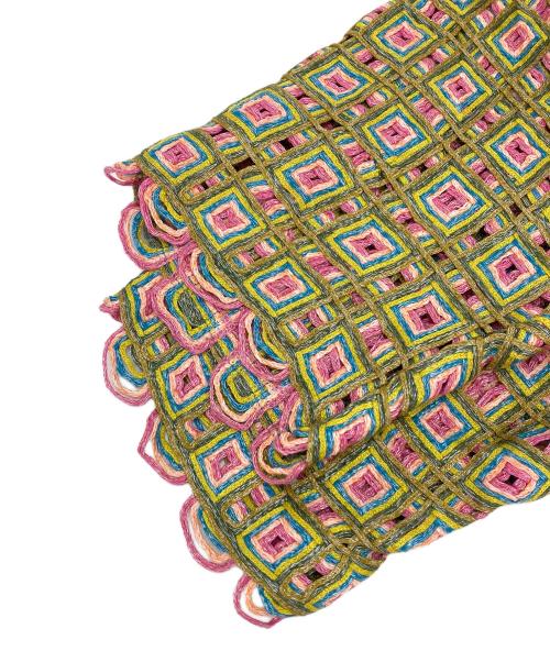 pe de chumbo（フメイ）pe de chumbo (フメイ) ハンドメイドカーディガン マルチカラー サイズ:Lの古着・服飾アイテム