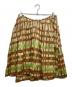 MARNI（マルニ）の古着「総柄スカート」｜ブラウン×グリーン