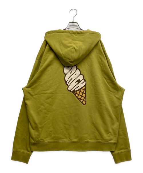 COACH（コーチ）COACH (コーチ) アイスクリームグラフィックフーディー オリーブ サイズ:XXLの古着・服飾アイテム