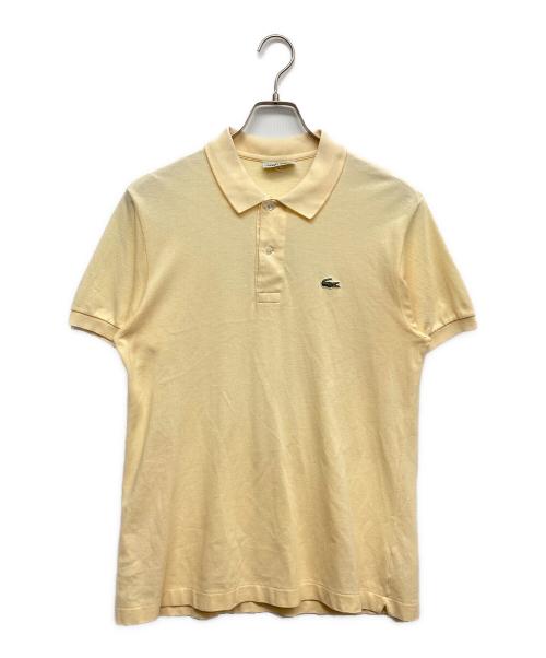 CHEMISE LACOSTE（シュミーズ ラコステ）CHEMISE LACOSTE (シュミーズ ラコステ) ポロシャツ イエロー サイズ:4の古着・服飾アイテム