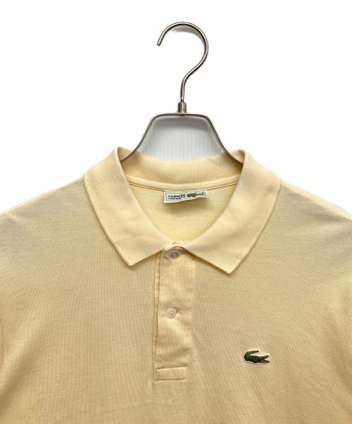 CHEMISE LACOSTE（シュミーズ ラコステ）CHEMISE LACOSTE (シュミーズ ラコステ) ポロシャツ イエロー サイズ:4の古着・服飾アイテム