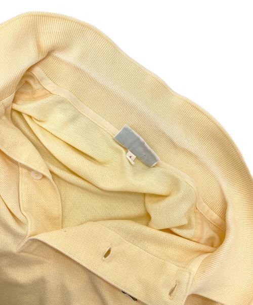 CHEMISE LACOSTE（シュミーズ ラコステ）CHEMISE LACOSTE (シュミーズ ラコステ) ポロシャツ イエロー サイズ:4の古着・服飾アイテム