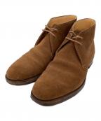 Crockett & Jonesクロケット＆ジョーンズ）の古着「CHERTSEY スエード チャッカブーツ」｜ブラウン