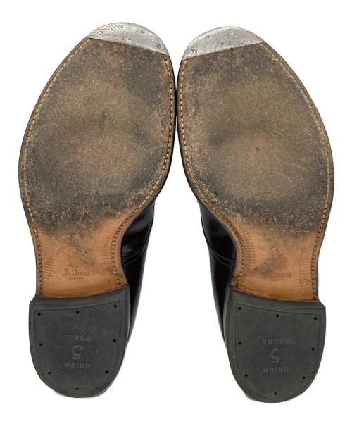 Alden（オールデン）ALDEN (オールデン) SHIPS (シップス) コードバン プレーントゥ レザーシューズ ブラウン サイズ:7 1/2Dの古着・服飾アイテム