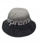 SUPREMEシュプリーム）の古着「Fade Jacquard Denim Crusher」｜ブラック