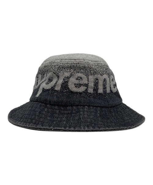 SUPREME（シュプリーム）Supreme (シュプリーム) Fade Jacquard Denim Crusher ブラック サイズ:M/Lの古着・服飾アイテム