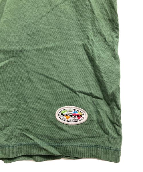 paragraph（パラグラフ）Paragraph (パラグラフ) プリントTシャツ グリーン サイズ:FREEの古着・服飾アイテム