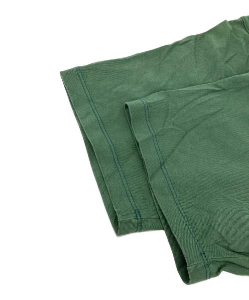 paragraph（パラグラフ）Paragraph (パラグラフ) プリントTシャツ グリーン サイズ:FREEの古着・服飾アイテム