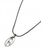 DIESELディーゼル）の古着「ロゴデザインネックレス」｜シルバー