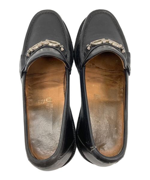 Salvatore Ferragamo（サルヴァトーレ フェラガモ）Salvatore Ferragamo (サルヴァトーレ フェラガモ) ガンチーニローファー ブラック サイズ:6の古着・服飾アイテム