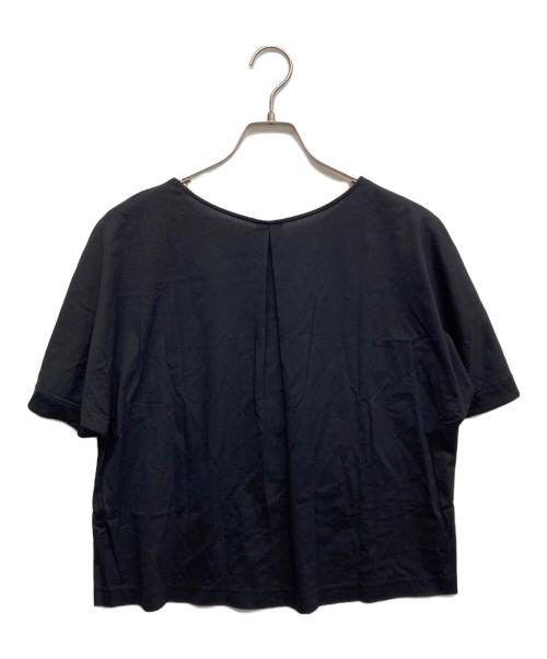 BLUE LABEL CRESTBRIDGE（ブルーレーベルクレストブリッジ）BLUE LABEL CRESTBRIDGE (ブルーレーベルクレストブリッジ) 半袖ブラウス ブラック サイズ:38の古着・服飾アイテム