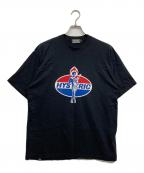 Hysteric Glamourヒステリックグラマー）の古着「ダイナマイト エンジェルプリントTシャツ」｜ブラック