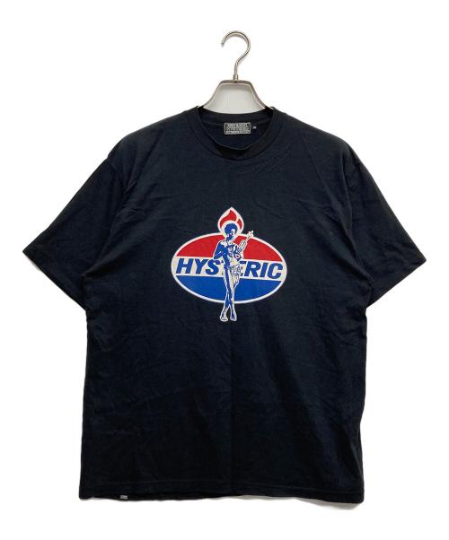 Hysteric Glamour（ヒステリックグラマー）Hysteric Glamour (ヒステリックグラマー) ダイナマイト エンジェルプリントTシャツ ブラック サイズ:XLの古着・服飾アイテム