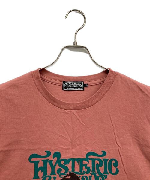 Hysteric Glamour（ヒステリックグラマー）Hysteric Glamour (ヒステリックグラマー) GET STONED Tシャツ ピンク サイズ:XLの古着・服飾アイテム