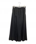 tricot COMME des GARCONSトリココムデギャルソン）の古着「プリーツロングスカート」｜ブラック