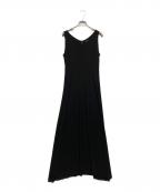 Y’s bis I Wishワイズビスアイウィッシュ）の古着「ノースリーブ・キャミソールワンピース」｜ブラック