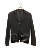 Y’s bis I Wishワイズビスアイウィッシュ）の古着「レーヨン混ジャケット」｜ブラック