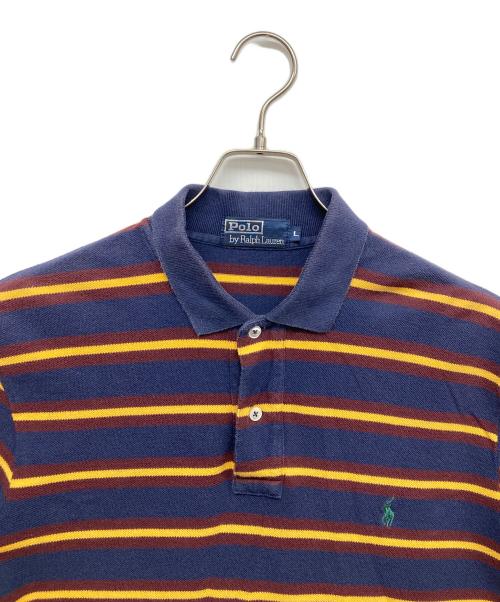 POLO RALPH LAUREN（ポロ・ラルフローレン）POLO RALPH LAUREN (ポロ・ラルフローレン) ポロシャツ ネイビー サイズ:Lの古着・服飾アイテム