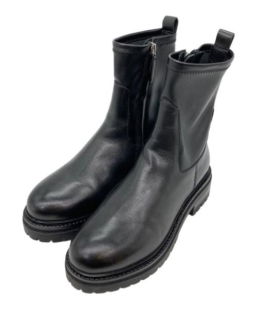 NEUF（NEUF）NEUF (NEUF) サイドジップブーツ ブラック サイズ:37の古着・服飾アイテム