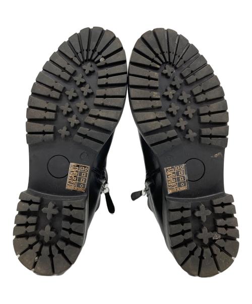 NEUF（NEUF）NEUF (NEUF) サイドジップブーツ ブラック サイズ:37の古着・服飾アイテム