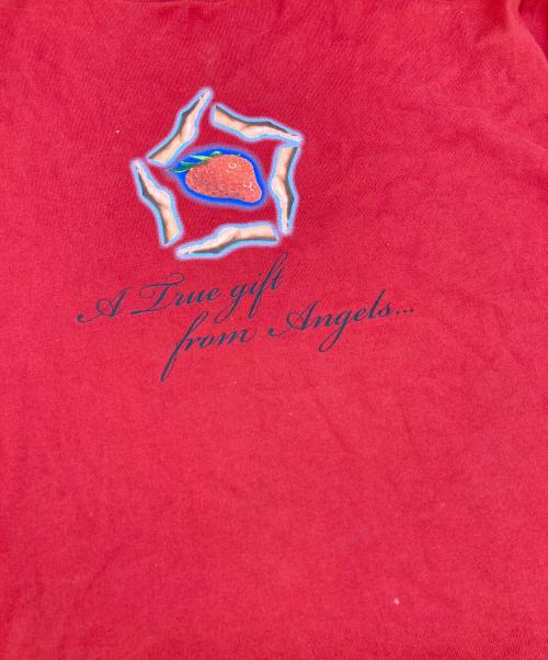 ICE&TECHNO（アイスアンドテクノ）ICE&TECHNO (アイス＆テクノ) プリントTシャツ レッド サイズ:Sの古着・服飾アイテム