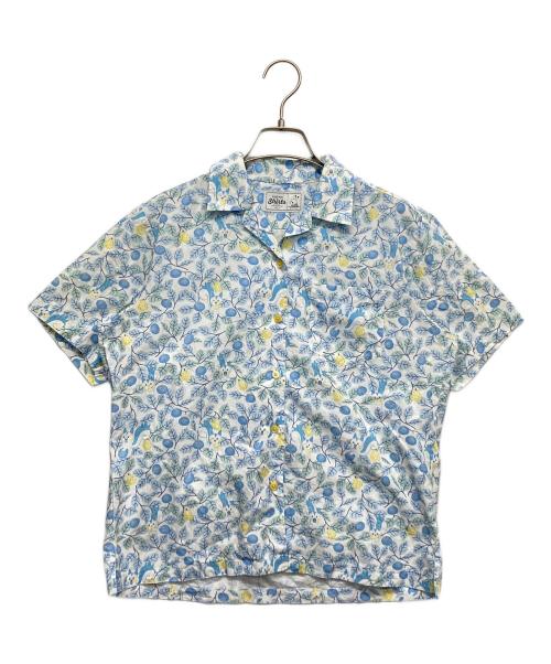 POKEMON SHIRTS ORIGINAL STITCH（ポケモンシャツオリジナルスティッチ）POKEMON SHIRTS ORIGINAL STITCH (ポケモンシャツオリジナルスティッチ) 総柄半袖シャツ ブルー サイズ:無しの古着・服飾アイテム