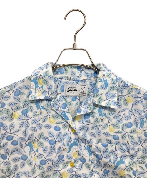 POKEMON SHIRTS ORIGINAL STITCH（ポケモンシャツオリジナルスティッチ）POKEMON SHIRTS ORIGINAL STITCH (ポケモンシャツオリジナルスティッチ) 総柄半袖シャツ ブルー サイズ:無しの古着・服飾アイテム