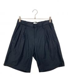 KANEMASA（カネマサ）の古着「ツータックハーフパンツ」｜ブラック