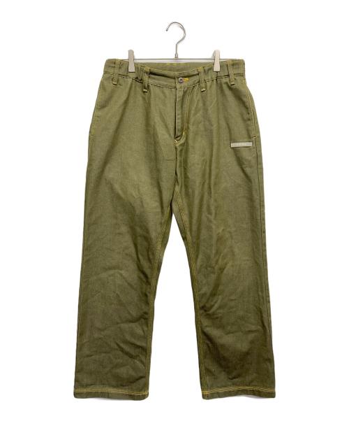 adidas（アディダス）adidas (アディダス) デニムパンツ オリーブ サイズ:Oの古着・服飾アイテム