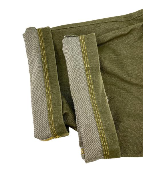 adidas（アディダス）adidas (アディダス) デニムパンツ オリーブ サイズ:Oの古着・服飾アイテム