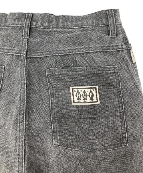 HUF（ハフ）HUF (ハフ) ダブルニーパンツ ブラック サイズ:28の古着・服飾アイテム